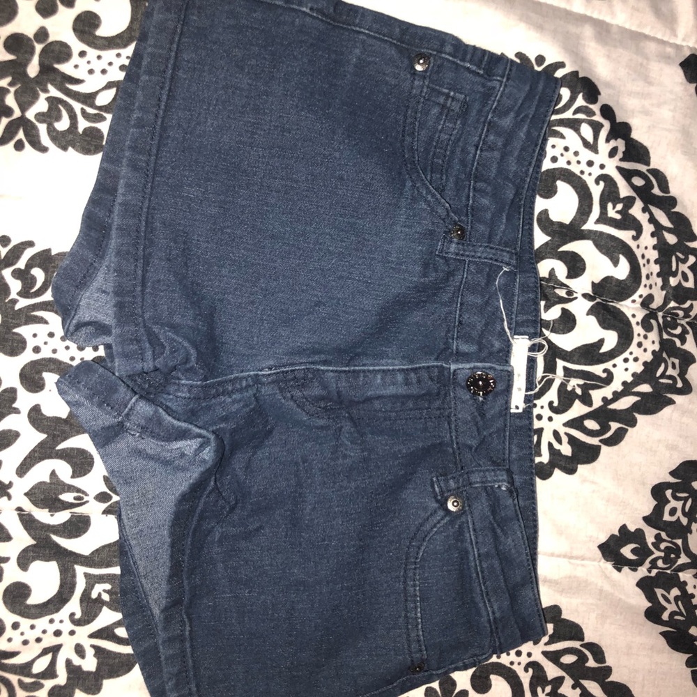Denim shorts